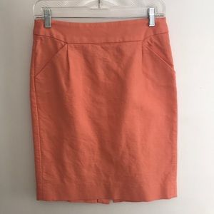 J.Crew Factory Double Serge Cotton Pencil Skirt